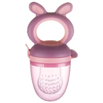 SiliconeBaby фрукты овощи соска еда жевательная Nibbler NippleTeether 1 шт. младенец s m l Сетчатое ситечко для мяса пюре nippler - Цвет: Purple--L