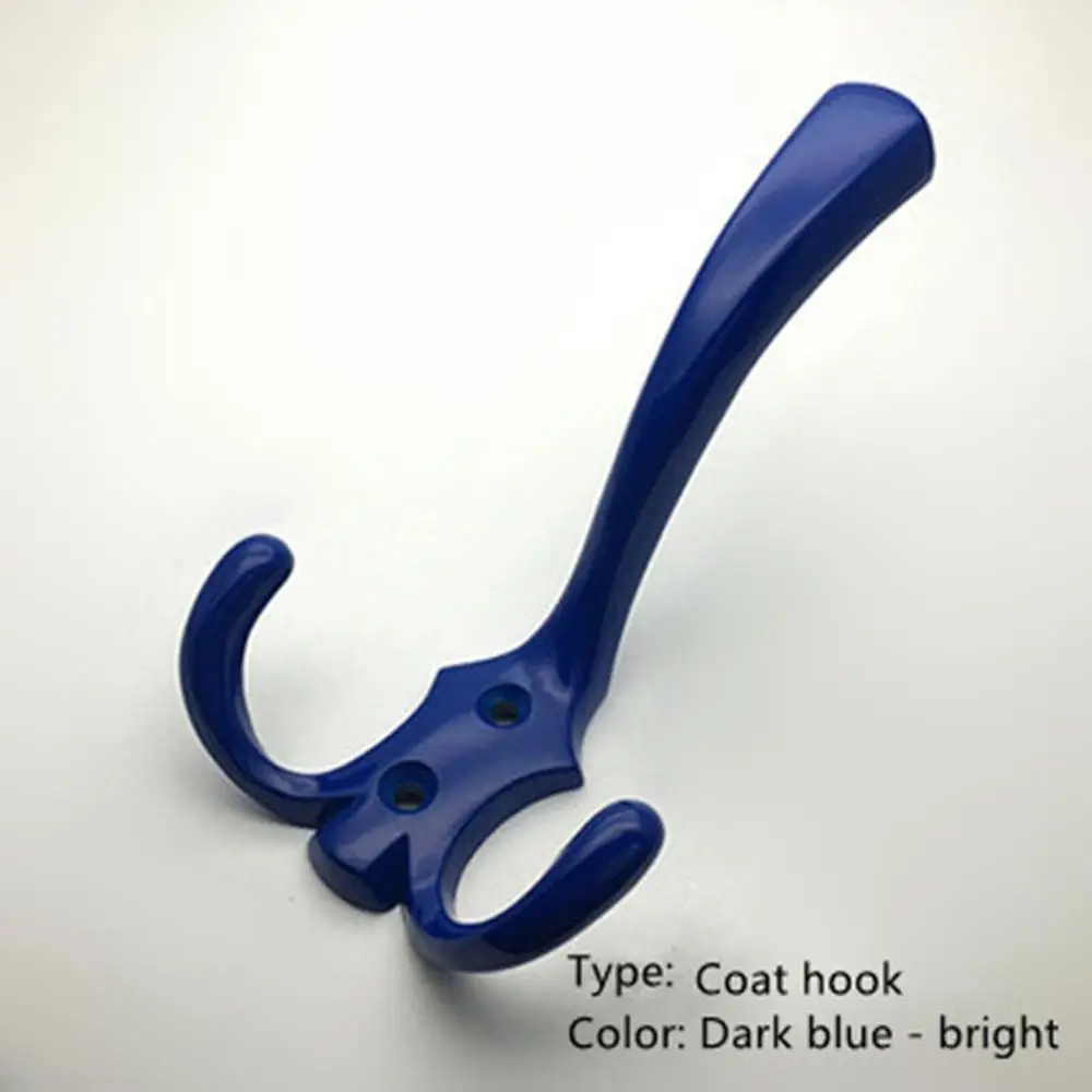 Green bronze black and white blue gold silver modern American wardrobe door hanging hook coat hat wall hook