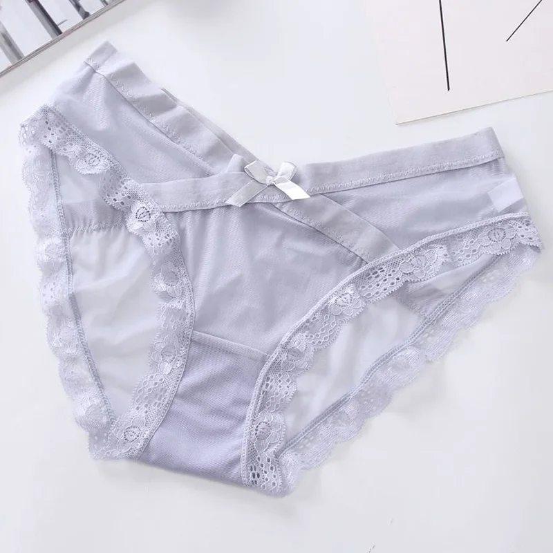 Высококачественные хлопковые Симпатичные сексуальные кружевные трусики с