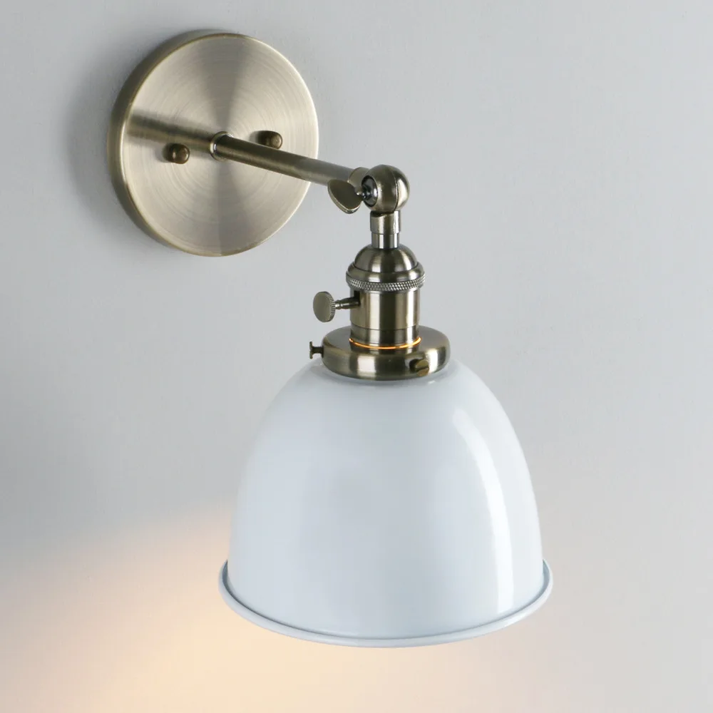 Permo винтажный wandlamp 6,5 ''настенные лампы, черное современное настенное бра, промышленный лестничный настенный светильник, новогодний, Рождественский Декор
