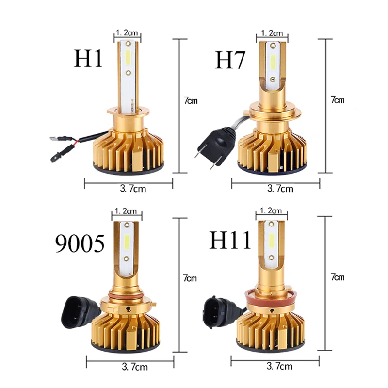 2019 светодиодный автомобильный фонарь H7 Ampoule H4 10000Lm DOB чип 6500K 3000K 4300K 8000K 9005/HB3 9006/HB4 H1