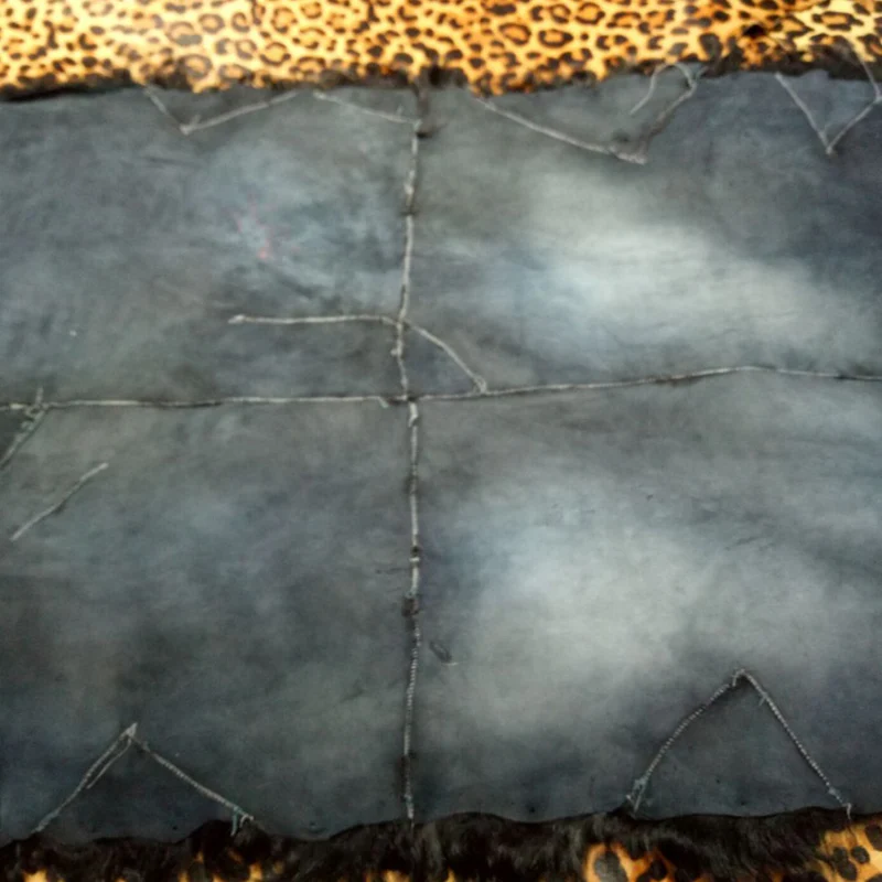 Овчина кудрявая Подлинная меховая пластина 55*105 см для ковра/подушки/одежды/обуви