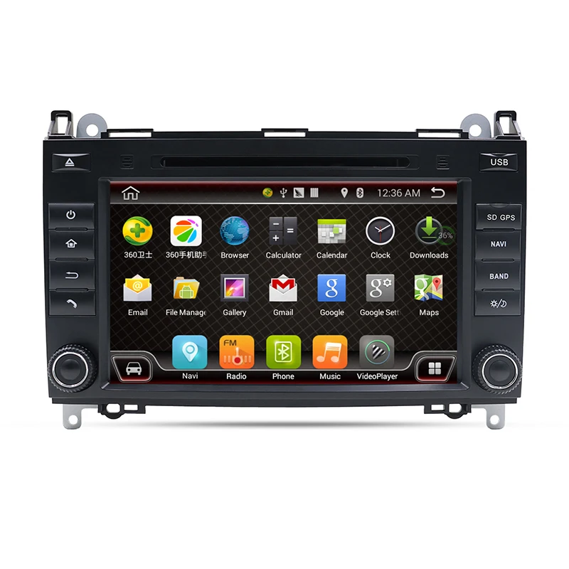 Android 7 1 2din автомобильное радио для машины мультимедийный DVD Mercedes Benz B200 A B класс W169