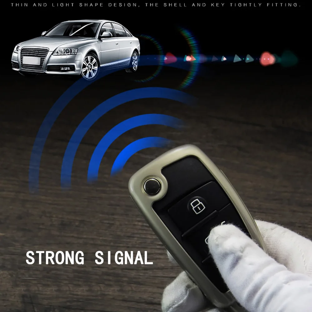 Цинковый брелок для автомобильных ключей чехол Audi A1 A3 A4 A5 Q3 Q5 Q7 A6 C5 C6 A7 A8 R8 S4 S5 S6 S7 S8