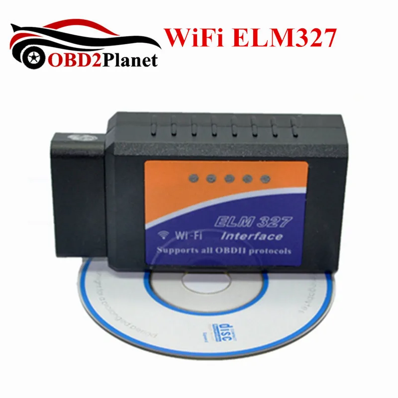 Wifi ELM327 OBD2 сканер беспроводной Автомобильный сканер адаптер ELM 327 wifi OBDII Автомобильный диагностический инструмент Быстрая - Цвет: WiFi ELM327