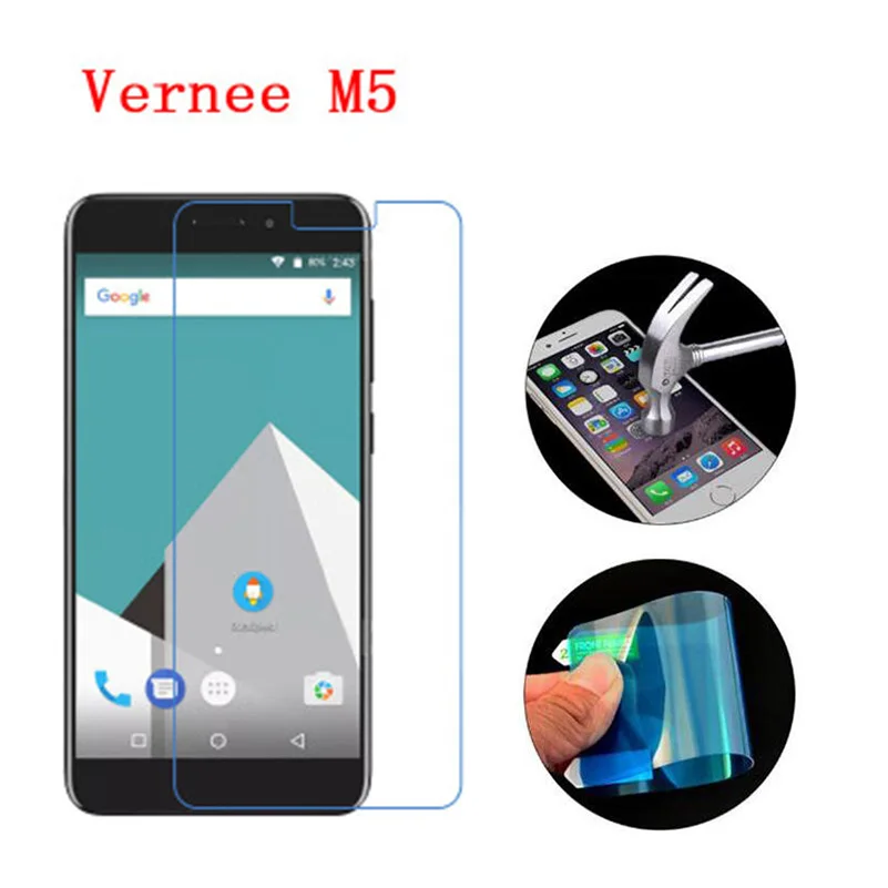 3 шт. для Vernee M5 защита экрана Премиум Закаленное стекло мягкая нано