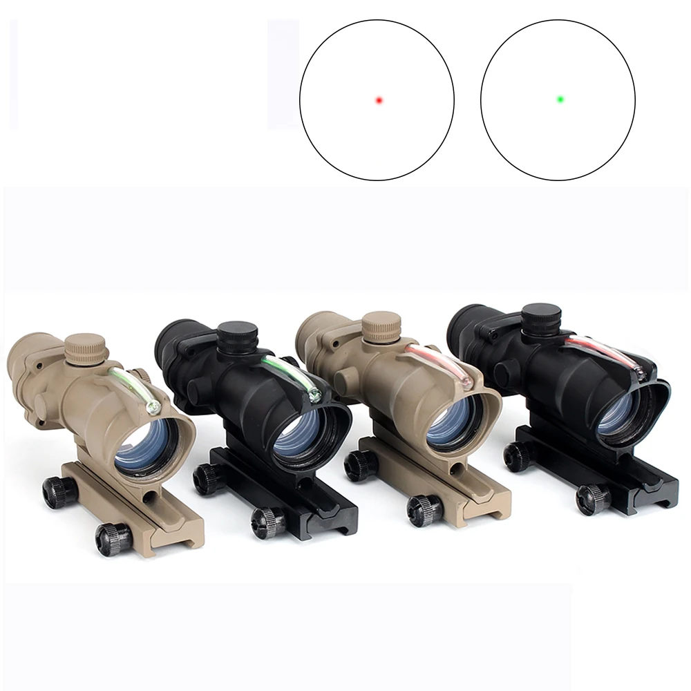 Охотничий Оптический Прицел ACOG 1X32 тактический оптический прицел с зеленой