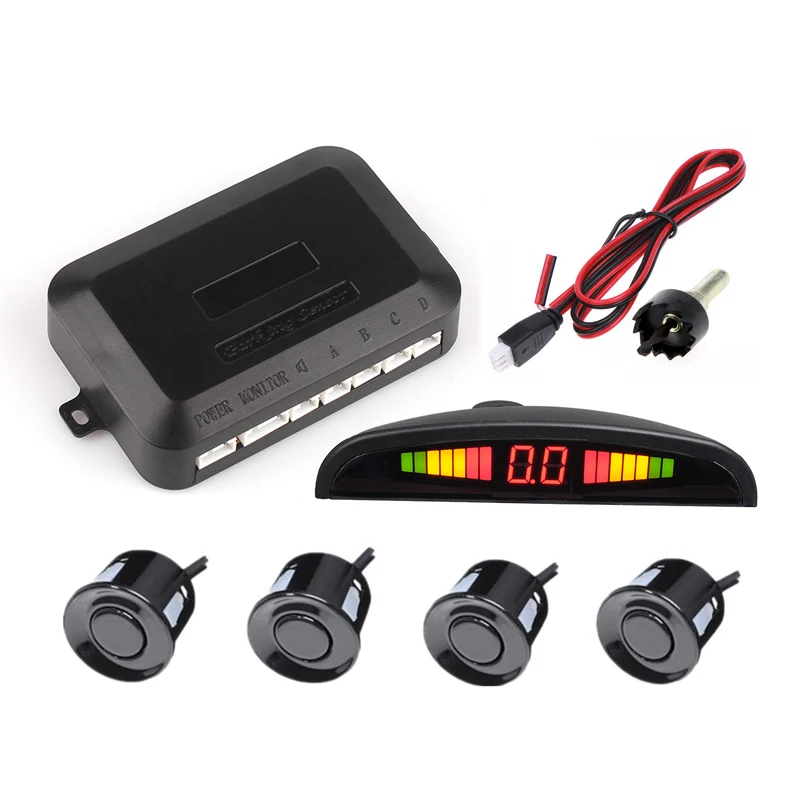 Бесплатная доставка автомобильный комплект светодиодных датчиков парковки