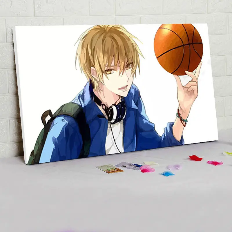 картины по номерам Сделай сам маслом by numbers Куроко Нет Баскетбол модульная