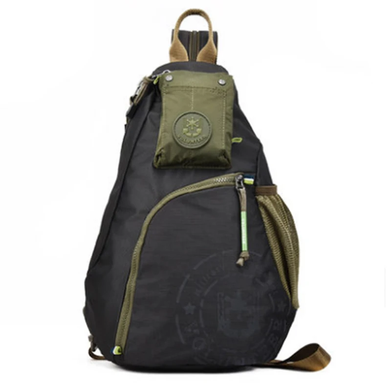 

Водонепроницаемый рюкзак из ткани Оксфорд, мужской рюкзак-слинг через плечо, мессенджер, дорожная Военная нагрудная сумка-рюкзак