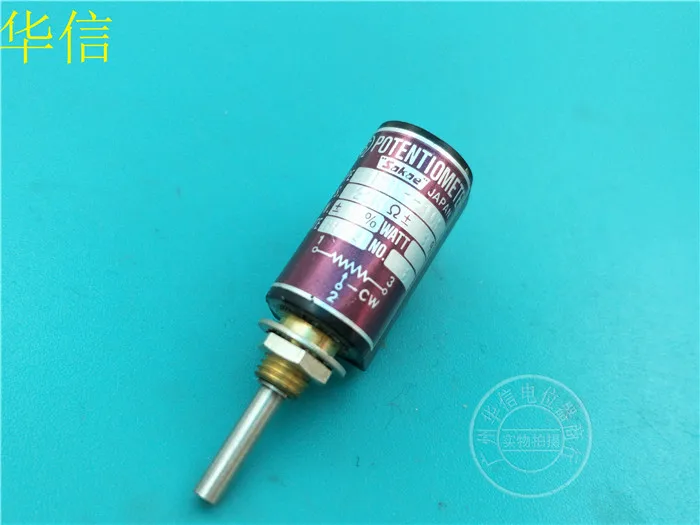 

Used SAKAE 12HP-10P 22K 10 laps Multi-turn wirewound potentiometer Shaft diameter 3MM handle 20mm switch
