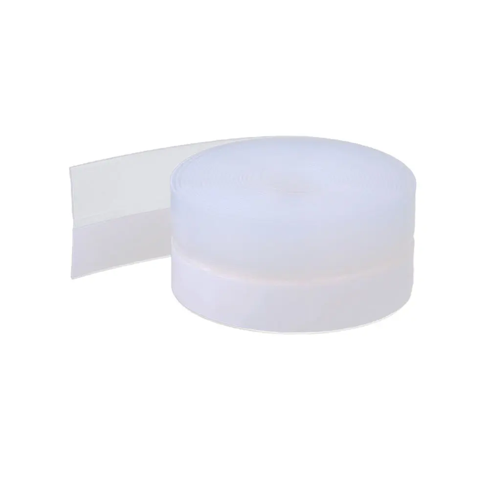 Прозрачный 10M Sheet Seal Strip Door And Window Windproof And Warm Sound Insulation Silicone Strip Self-Adhesive - Цвет: Прозрачный