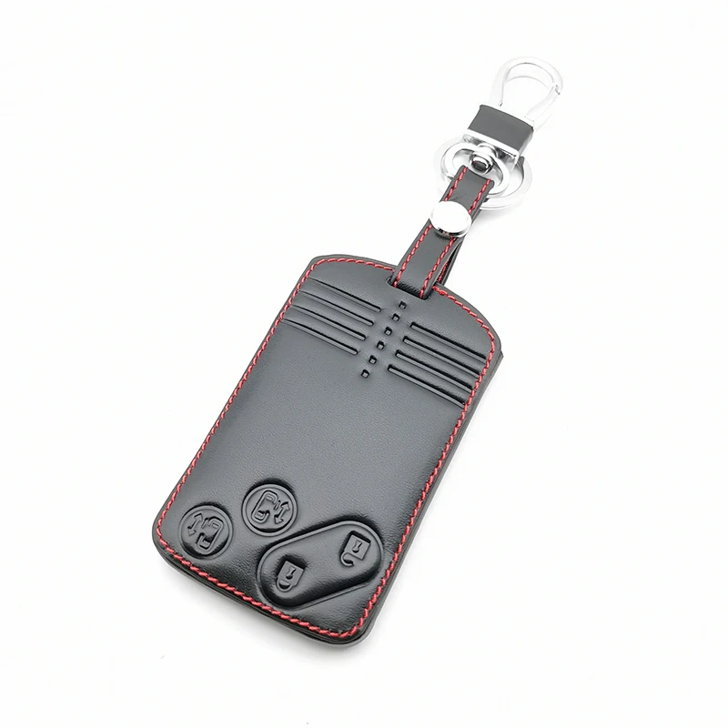 Кожаный чехол брелок для автомобиля с дистанционным управлением защитный
