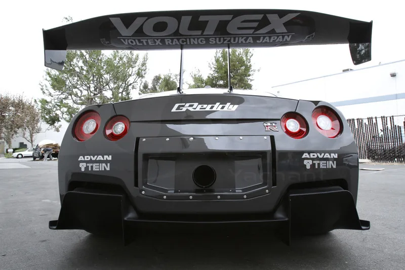 Стеклопластик багажник спойлер 1600 мм подходит для EVO 7 8 9 GTR R35 S2000 GT86 Универсальный Voltex Тип 7 в стиле «Лебединая шея» сзади ГТ крыльевой Интерцептор