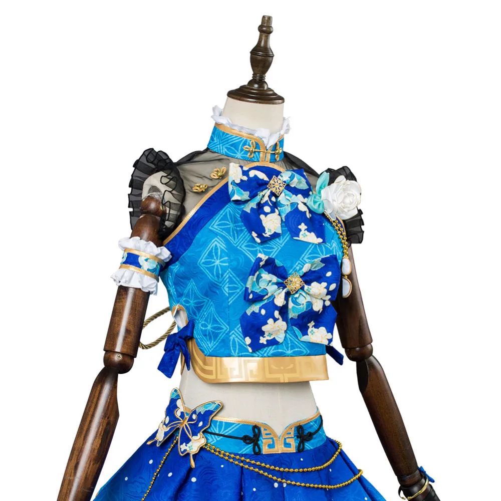 Love Live! Aqours Watanabe You костюм для косплея китайское платье Униформа платье Хэллоуин карнавальные костюмы