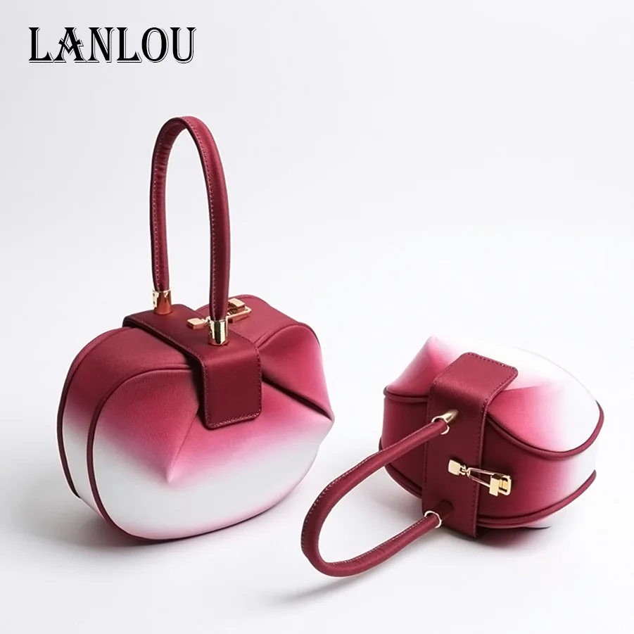 Женская сумка через плечо LANLOU разноцветная на от известного роскошного бренда