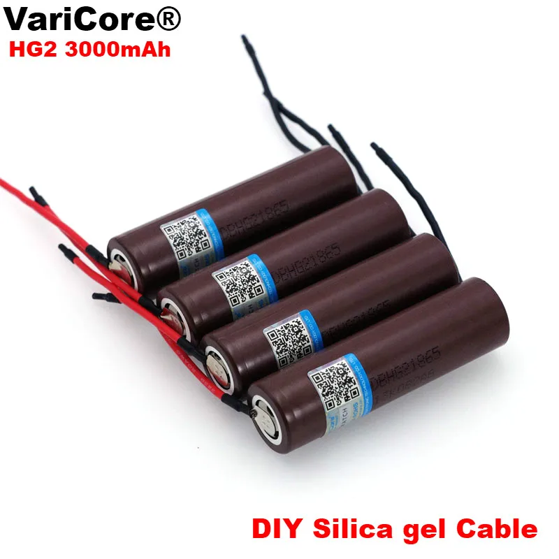 VariCore HG2 3000 мАч литий ионный аккумулятор 18650 3 7 В перезаряжаемая батарея 20А