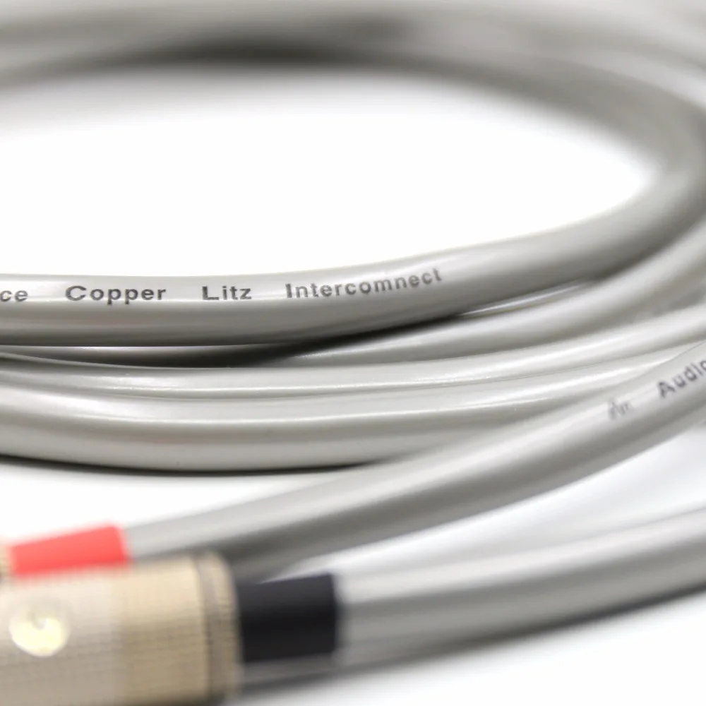 Одножильный соединительный кабель 99.99% чистого серебра RCA 1 5 м AN Vx|cable rca audio|cable