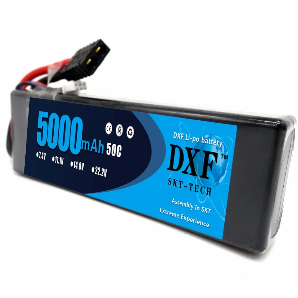 DXF 2S 7 4 V 5000mAh 50C LiPo аккумулятор для RC Evader BX автомобиль грузовик радиоуправляемая