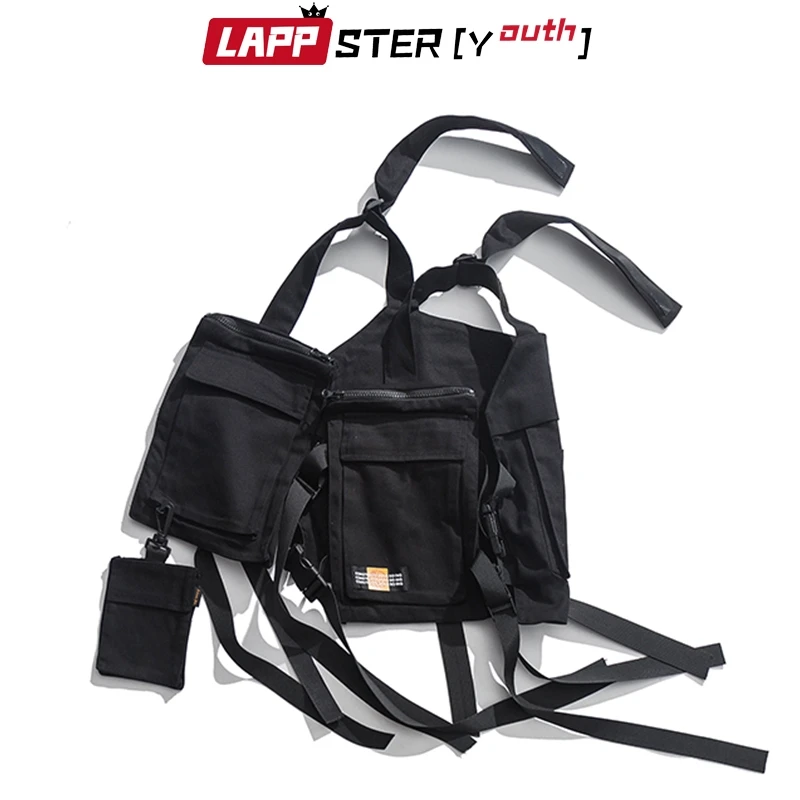LAPPSTER Многофункциональный Карманный жилет 2020 Японская уличная одежда новый