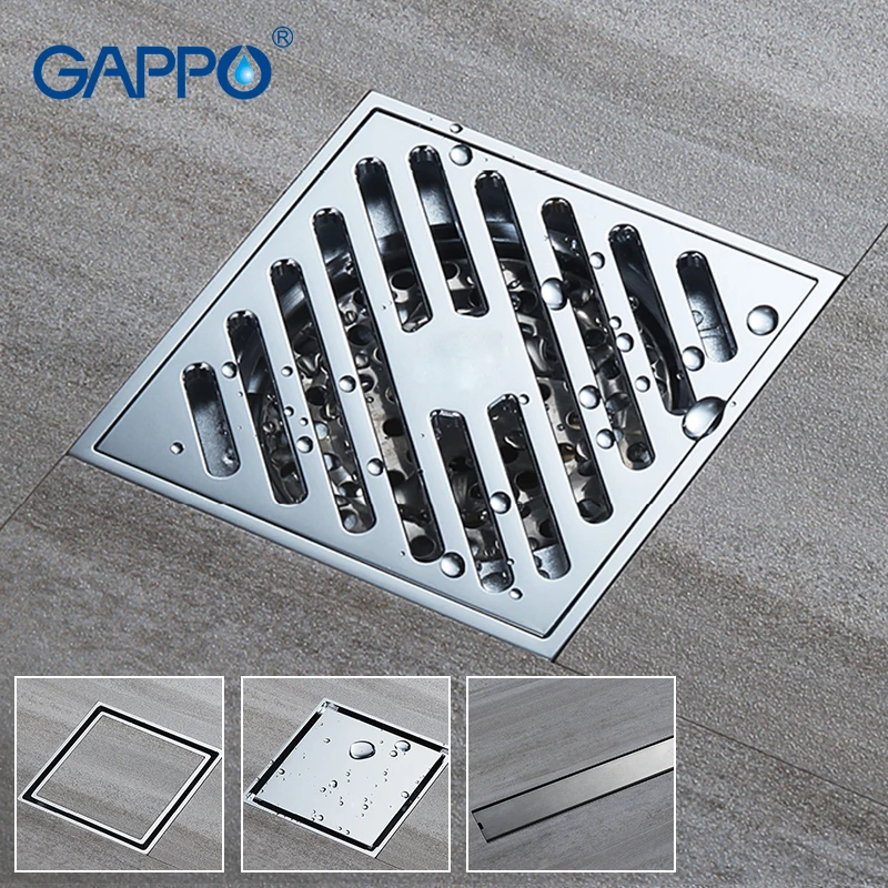 Сливной фильтр для душа GAPPO сетка с защитой от запаха напольная Крышка ванной