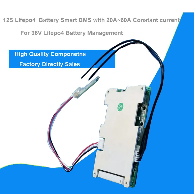 12S 36V Lifepo4 Аккумуляторная печатная плата 43 8 V электрический велосипед smart bluetooth BMS с