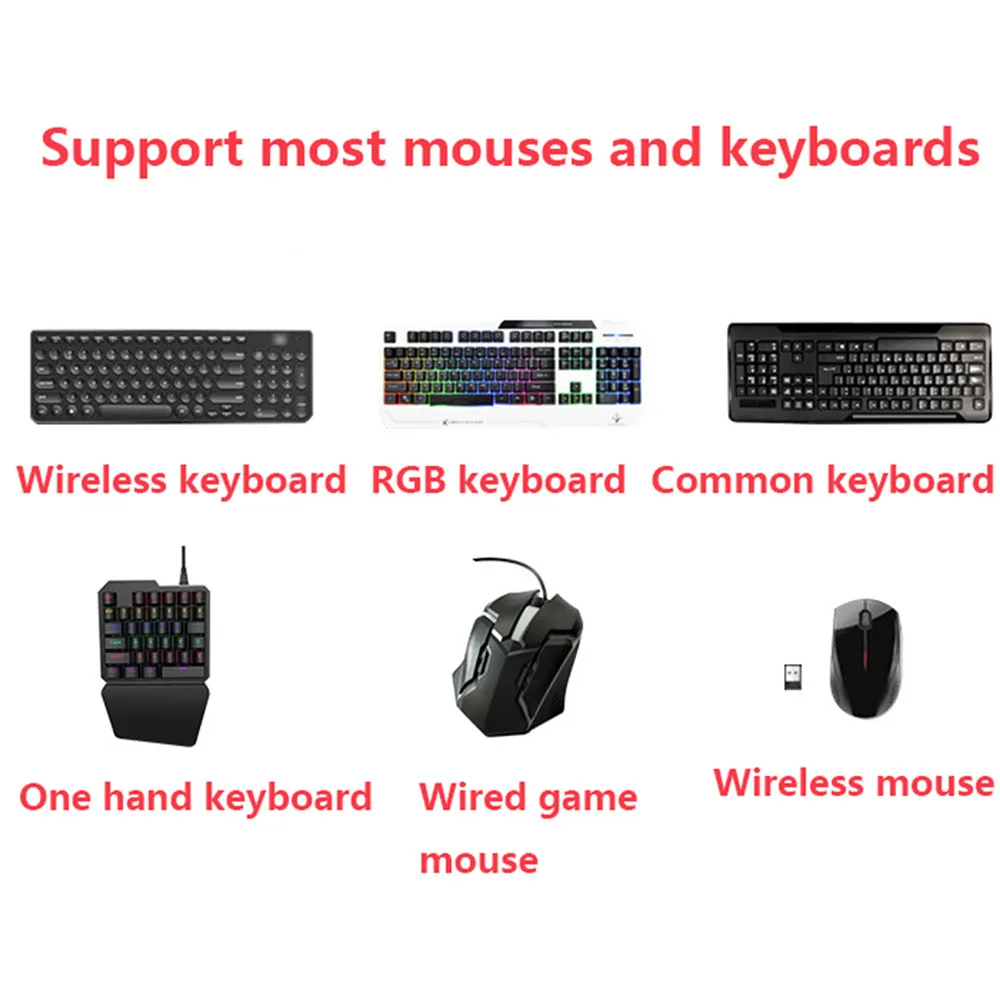 Беспроводная Bluetooth мышь клавиатура конвертер мобильный телефон PUBG игровой