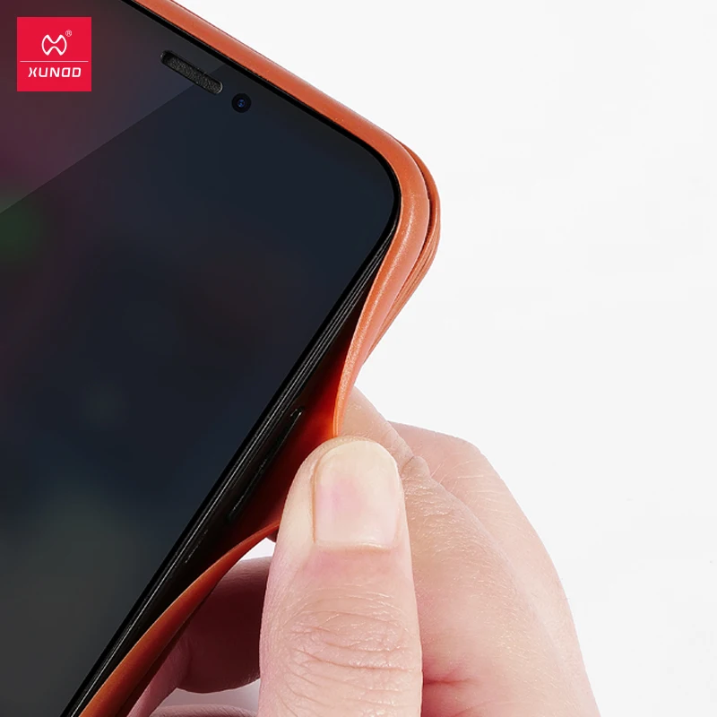 XUNDD для iPhone X XS MAX XR кожаный текстурный мягкий чехол телефона полное покрытие слот