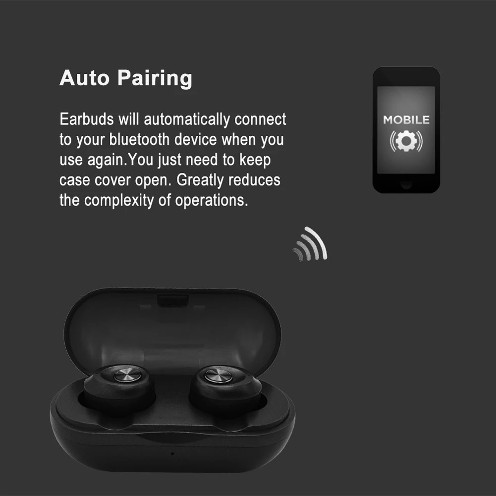 Anomoibuds Capsule Pro гарнитура 50 часов воспроизведения TWS наушники V5.0 Bluetooth наушники глубокий бас Hi-Fi стерео звук наушники