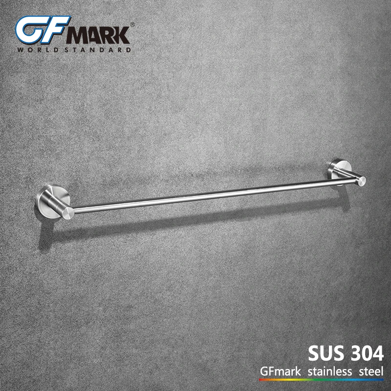 GFmark Одиночная вешалка для полотенец Современная матовая настенная ванной