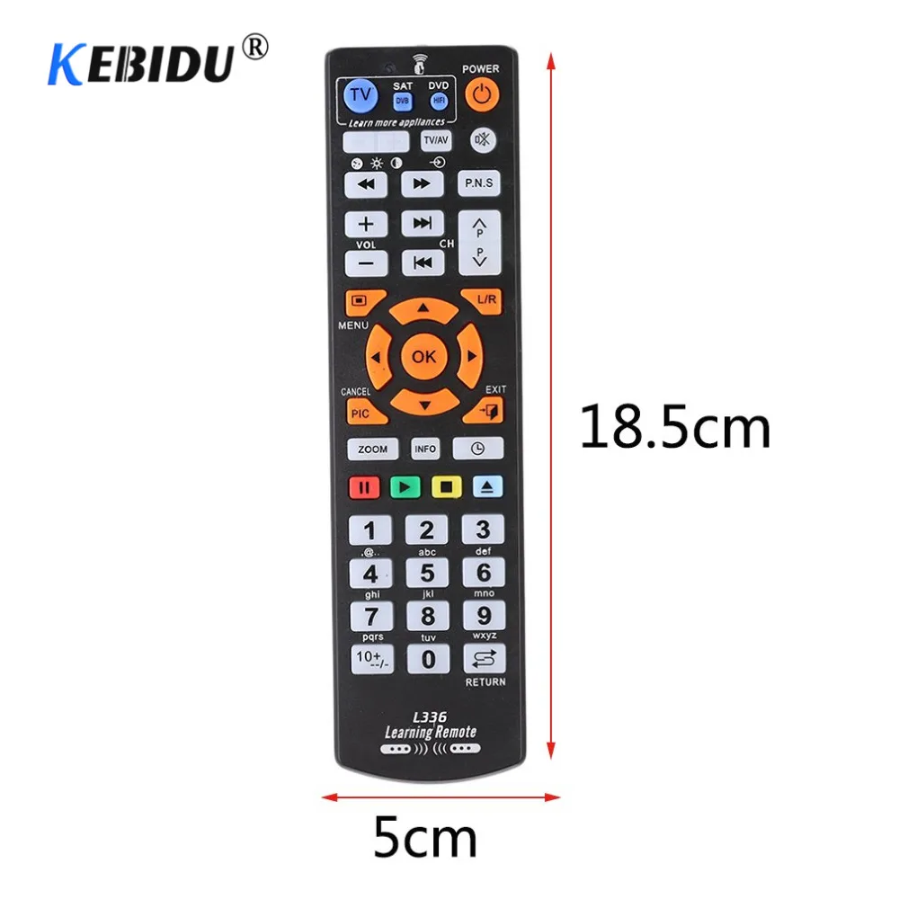 Черный пульт дистанционного управления ler TV Smart Remote Control IR с функцией обучения для