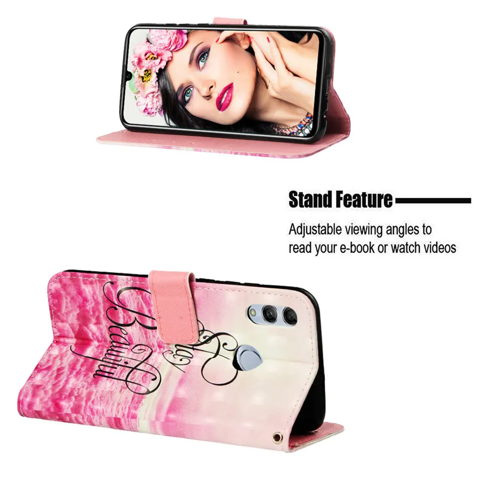 Чехлы для huawei mate 20 Pro P20 P30 Lite Enjoy 9s 7s 7 P Smart Y6 Y9 пони бабочка Сова колокольчики чехол сумка E03Z