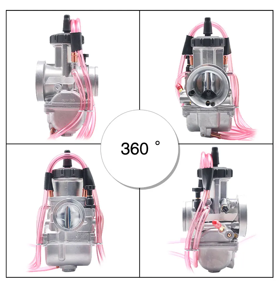 Alconstar, 33, 34, 35, 36, 38, 40, 42 мм Pwk карбюратор Keihin универсальный для 2/4 т двигателя мотоцикла скутер с основной реактивный комплект