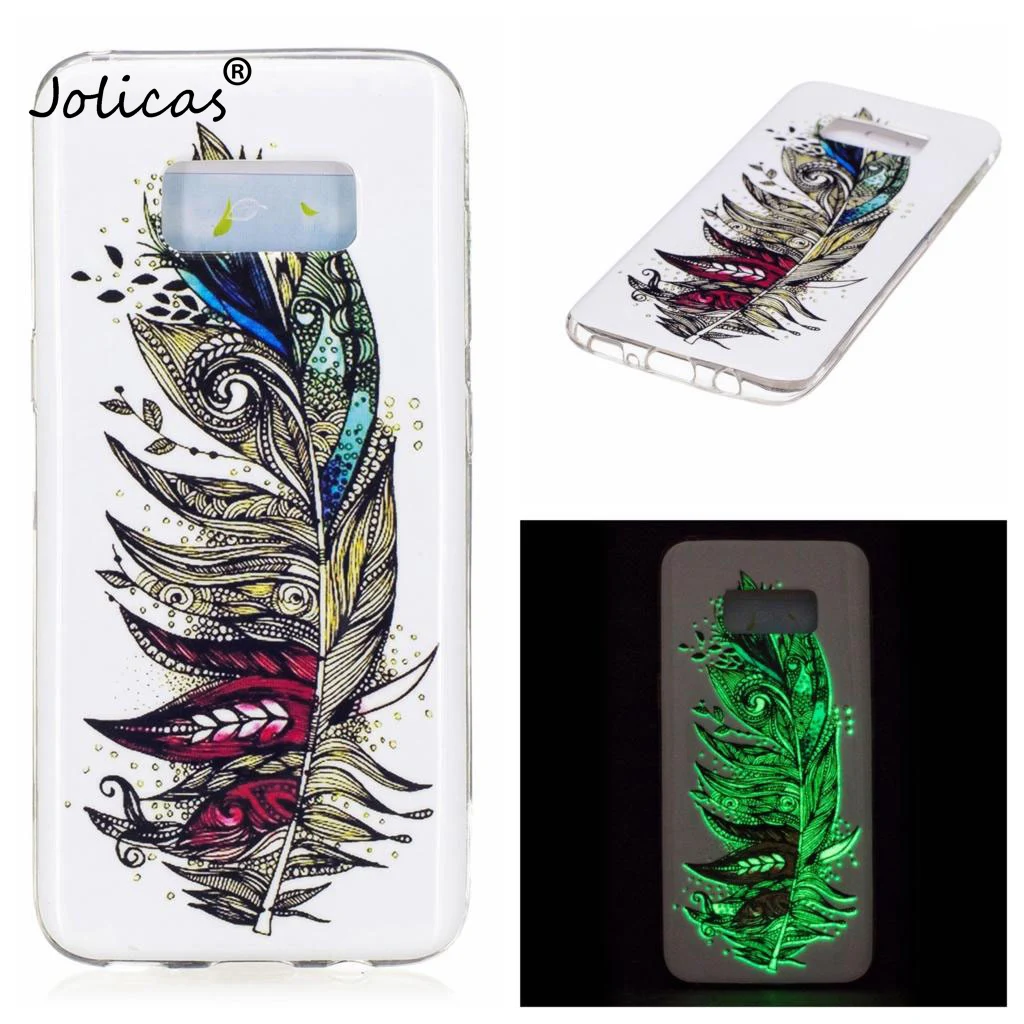 Светящийся чехол для Samsung Galaxy S8 S 8 SM G950A G950F G950P G950U G950 ТПУ мягкий телефона|Бамперы| |