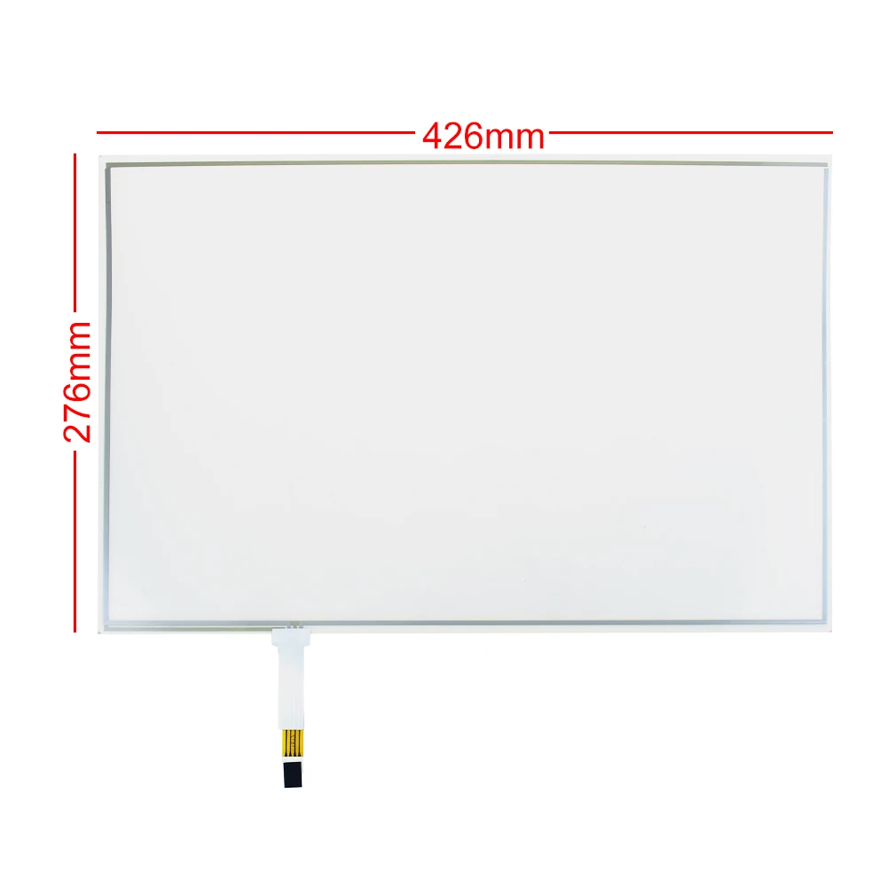 19inch 4Wires Resistive touch screen 426*276mm 426*mm276mm Double Membrane Soft Screen with USB Touch Screen Controller enlarge