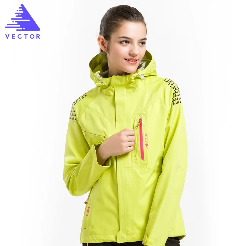 

Winter outdoor wear one-piece hat waterproof windproof clothing women's jacket warm keeping hiking assault jacket