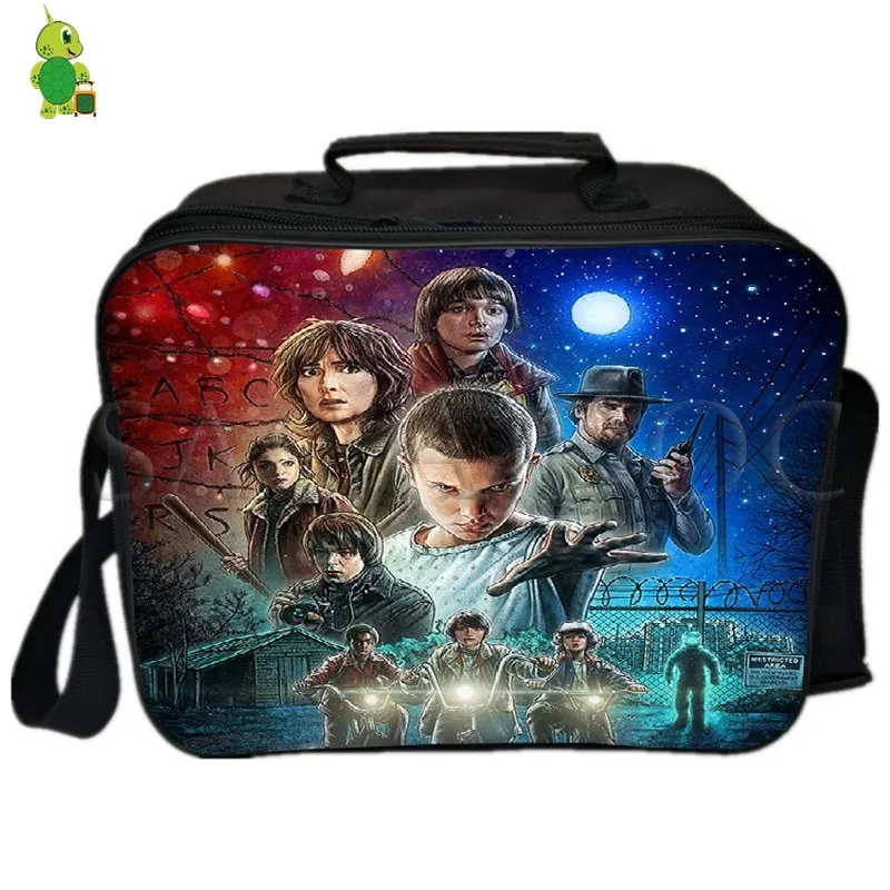 15 Сумка-холодильник для обеда «Stranger Things Eleven», сохраняющая свежесть льда, теплоизоляционная сумка для женщин и мужчин, сумка на плечо для пикника и кемпинга - Цвет: 15