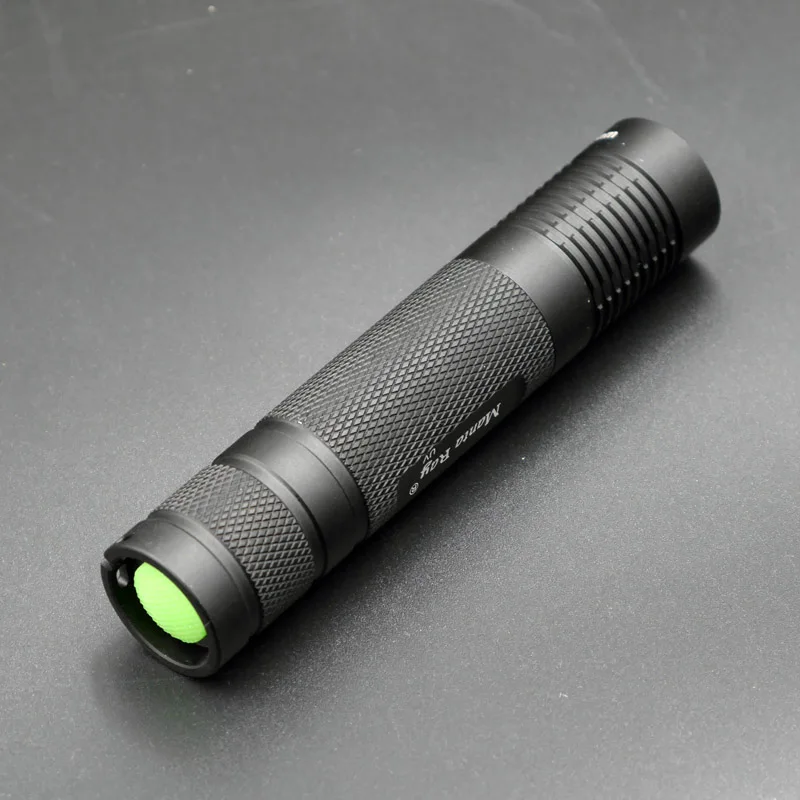 Manta Ray S9 алюминиевый невидимый черный АОТ 365nm UV Ультрафиолетовый фонарик факел свет лампы для 1x18650 Батарея