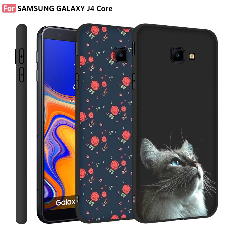 iTien Stylish Cool Design Silicone Good Quality Phone Case For Samsung Galaxy J4 Core Protect Rubber Cover Gel Shell Skin Pouch |