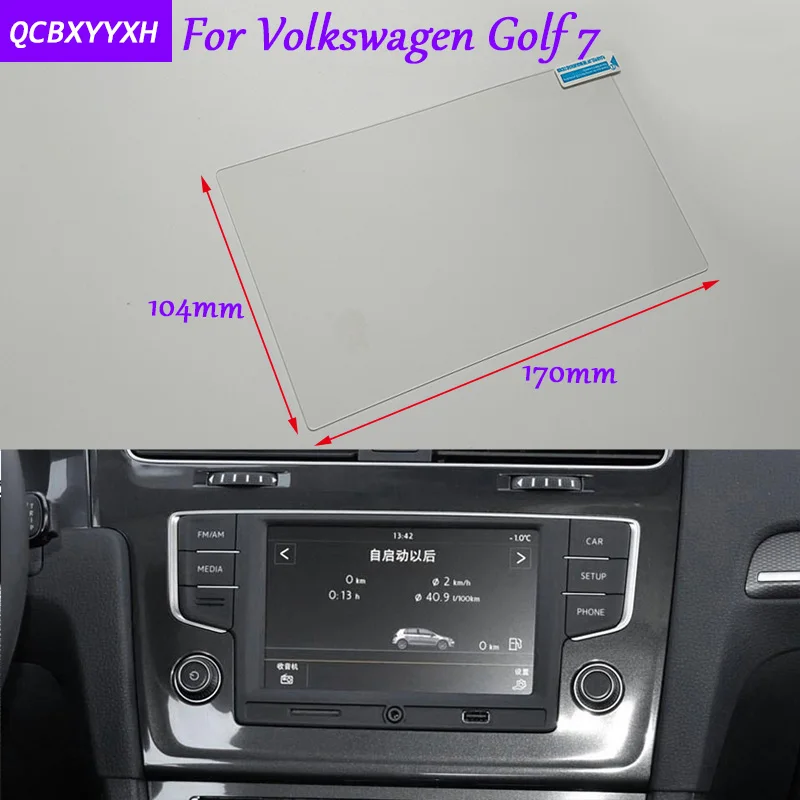 Автомобильная наклейка с gps навигацией стеклянная Защитная пленка для Volkswagen Golf 7