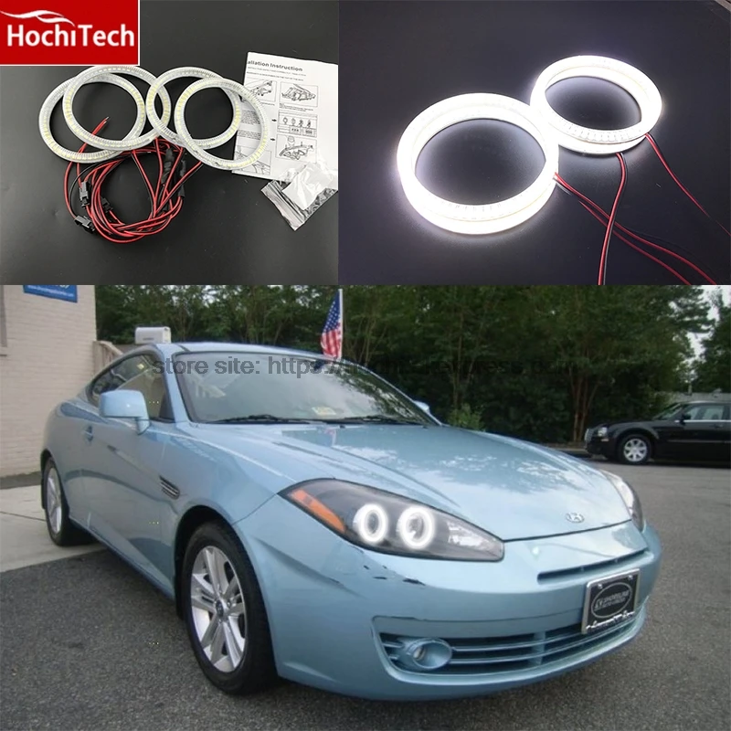 HochiTech ультра яркий SMD белый светодиодный ангельские глазки 2007 лм 12 В гало кольцо