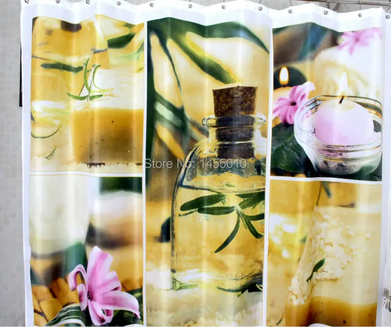 Happy Tree Полиэстеровая Цветочная Свеча для отдыха водонепроницаемая занавеска