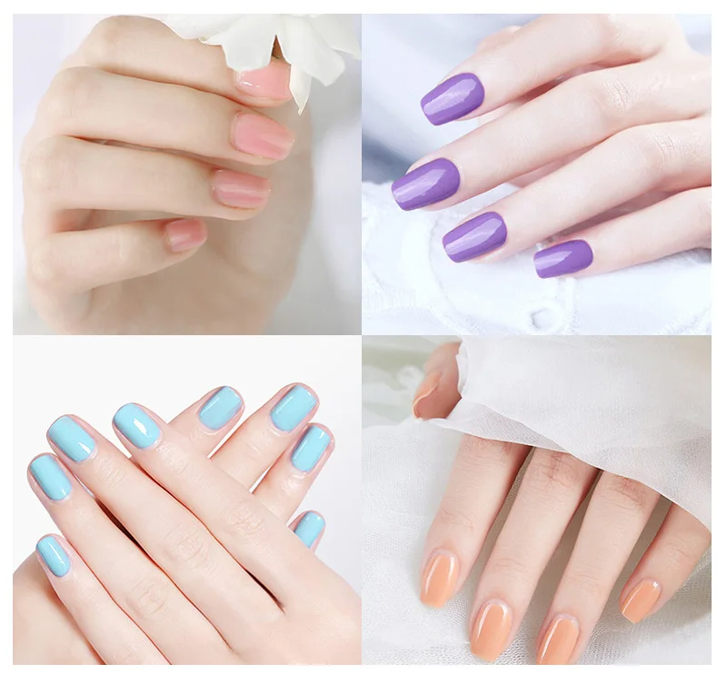 (12 шт./лот) ROSALIND 7 мл однотонный Гель лак для ногтей долговечный отмачиваемый набор
