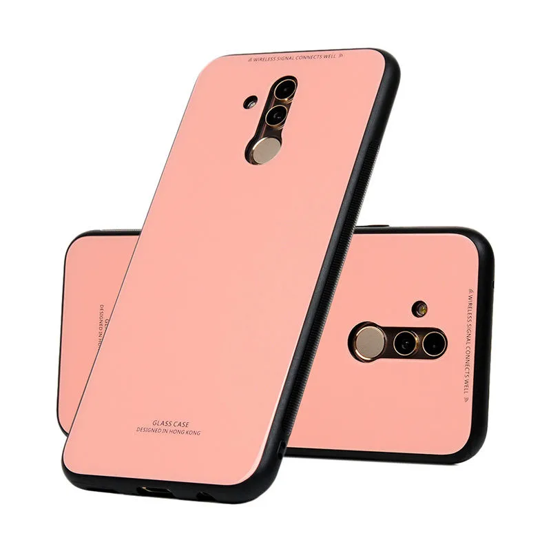 Tempered Glass Phone Case For Huawei Mate 20 Lite Hard Back Protective Cover Funda |