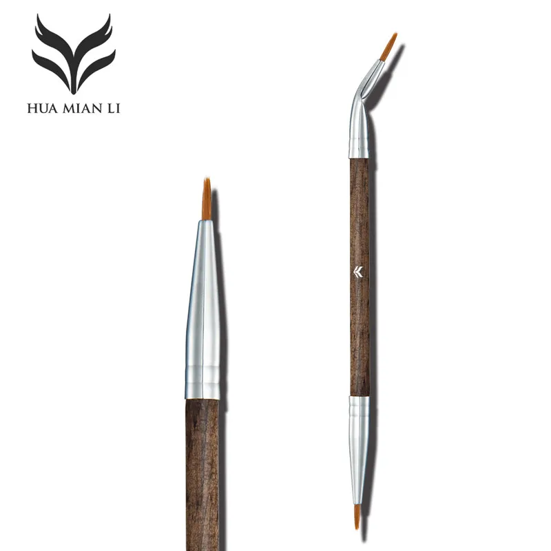 1 шт. двухсторонняя кисть для подводки глаз макияжа | Красота и здоровье