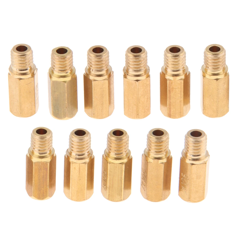 

Carburetor Main Jet Kit Injector Nozzle Copper Motorcycle Replacement Parts for GY6 Keihin OKO