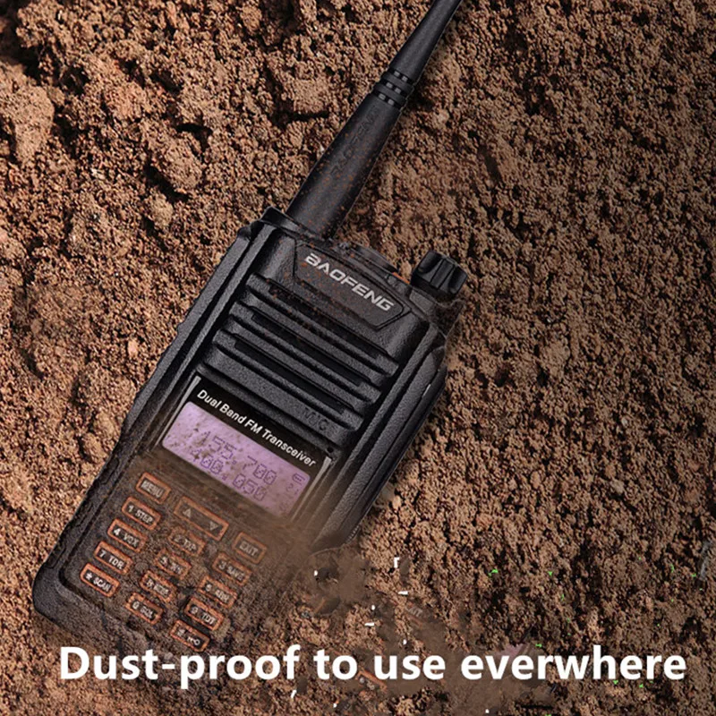 Baofeng UV-9R plus двухстороннее радио 136-174/400-520 МГц uv9r ip67 трансивер Ham cb радиостанция Водонепроницаемая 10 Вт рация