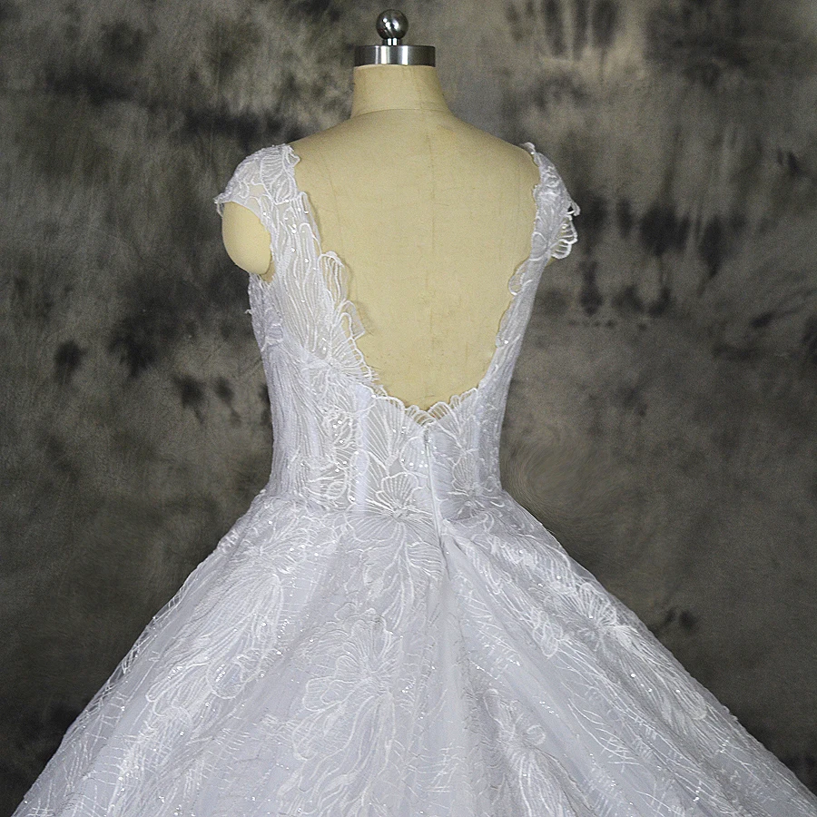 Блестящее кружевное свадебное платье Vestido de Noiva специальный кружевной свадебный