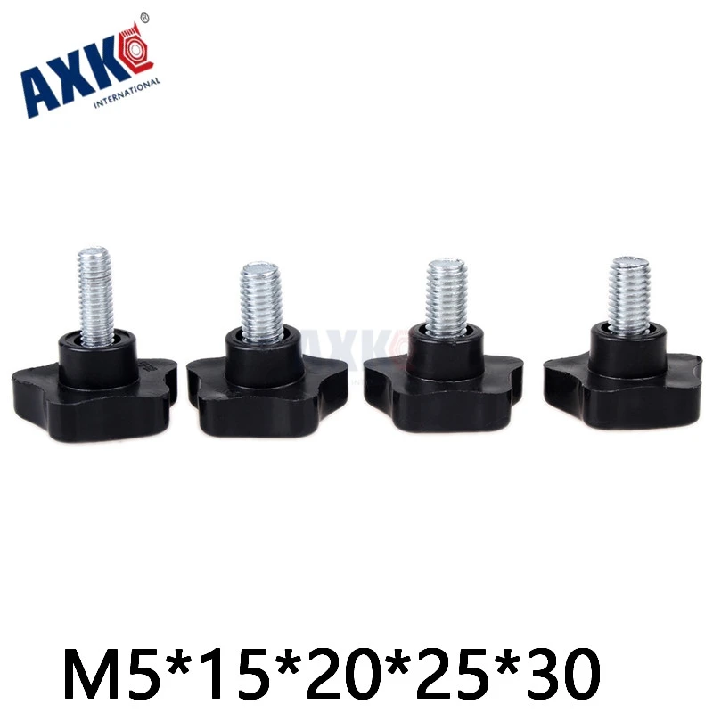 Axk 10 шт. M5 * 15*20*25*30 звезда/ручка/ручной регулирующий винт/бакелитовый Звездный Тип