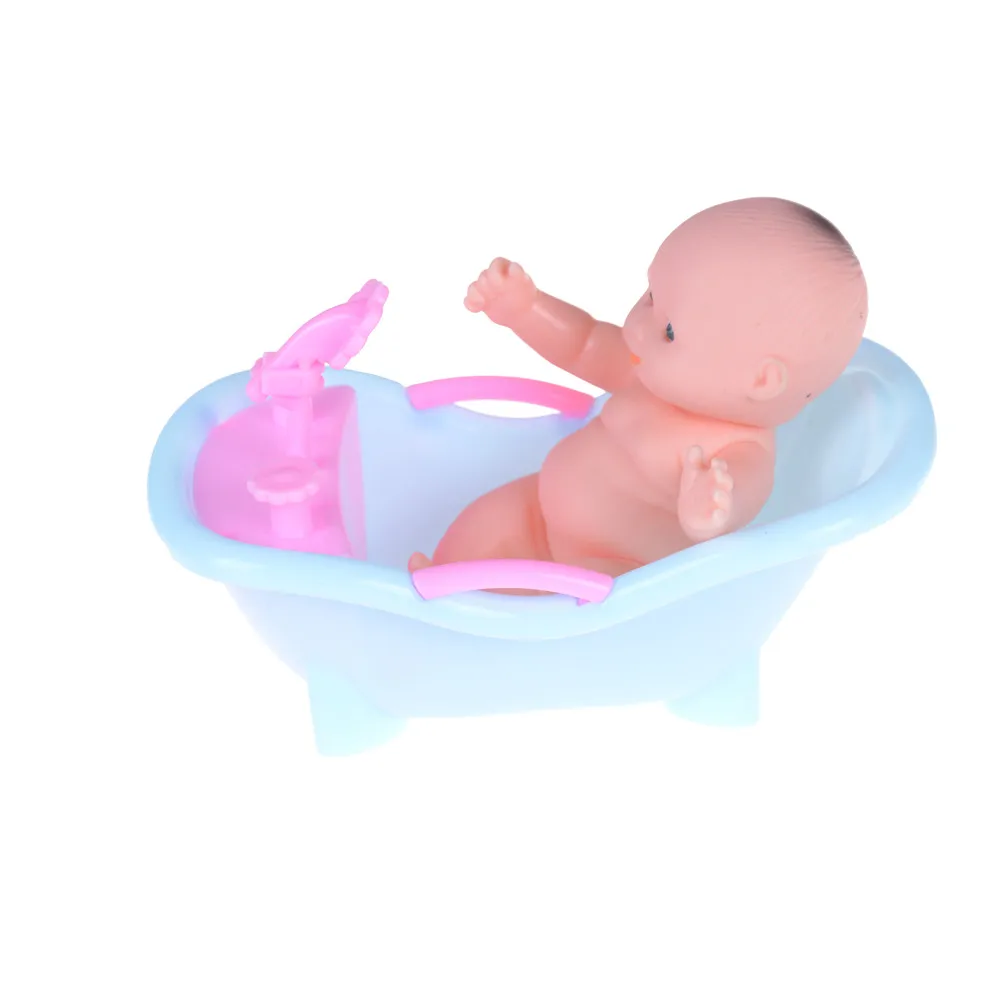 Новый милый игровой домик игрушки для ванной мебель комнаты декор детской набор